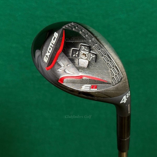Tour Edge Exotics E8 22 4 Hybrid UST Mamiya Recoil 670 F4 Graphite Stiff w/HC