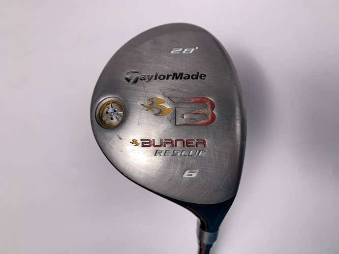 TaylorMade Burner Rescue 2008 6 Hybrid 28* REAX 60g Senior Graphite Mens RH
