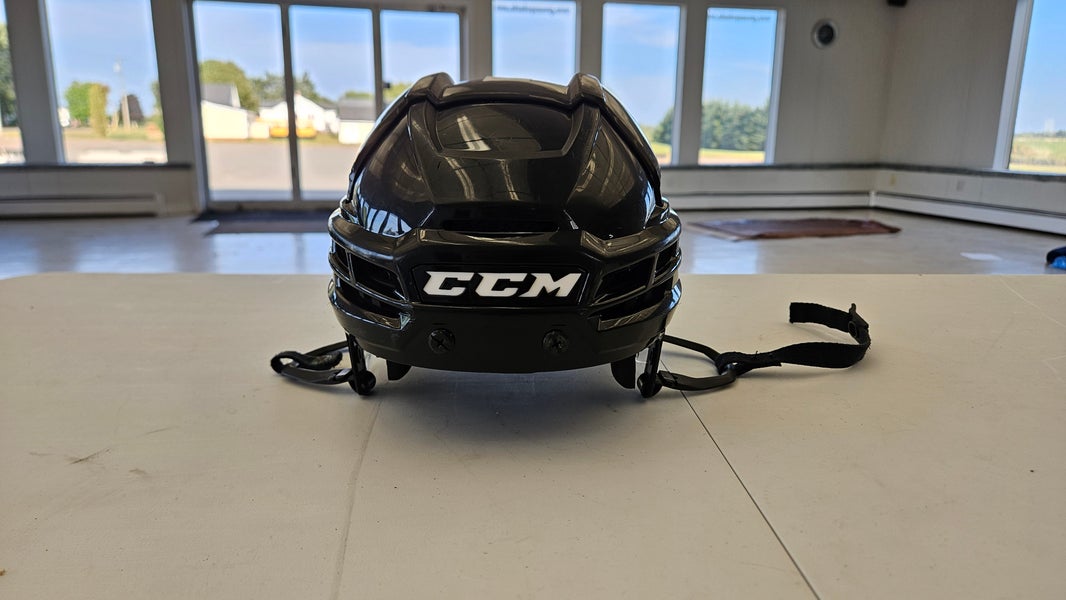 Medium Black CCM Super Tacks X Helmet Pro Stock (Used)