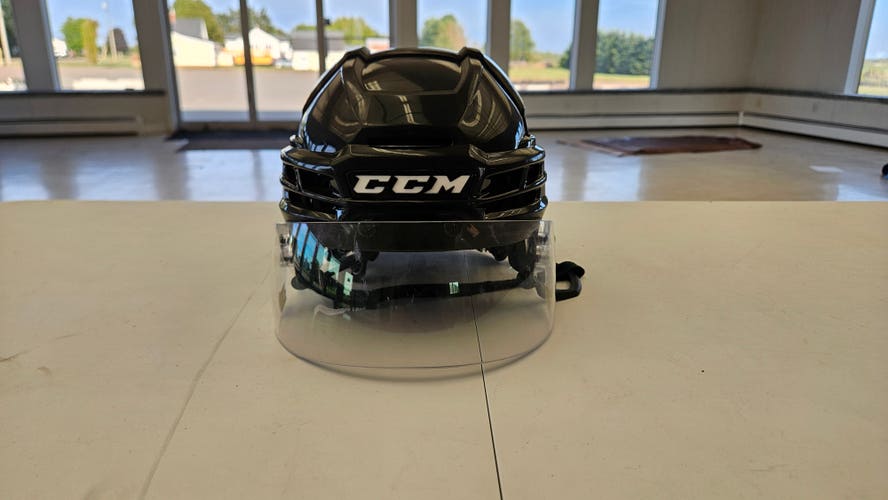 Medium Black CCM Super Tacks X Helmet Pro Stock (Used)
