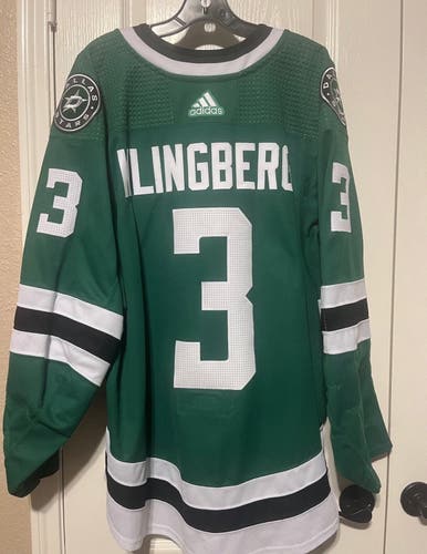 John Klingberg Dallas Stars Game Worn 19/20 Home Set 1 With COA