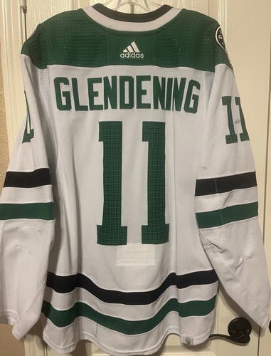 Luke Glendening Dallas Stars 2021/2022 Set 1 Away Game Worn Jersey