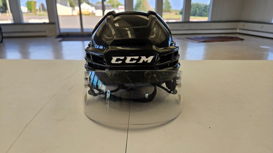 Small Black CCM Super Tacks X Helmet Pro Stock (Used)