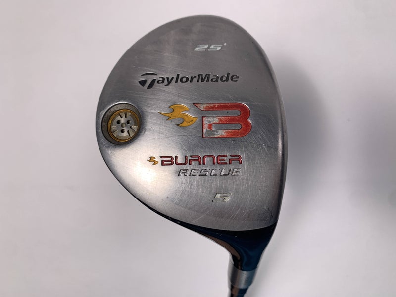 TaylorMade Burner Rescue 2008 5 Hybrid 25* REAX 60g Senior Graphite Mens RH