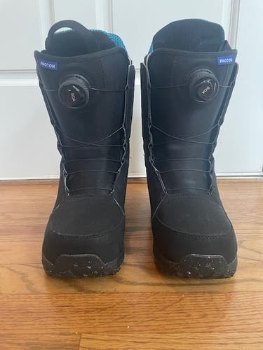 Men's Size M 9.0 (W 10.0) Burton Photon Snowboard Boots All Mountain (Used)