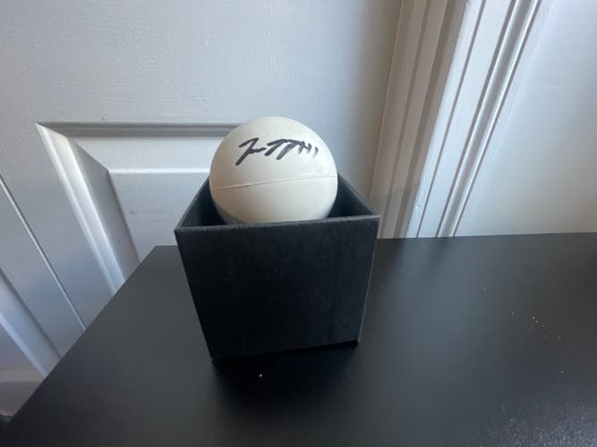 Logan Mcnaney signed lacrosse ball