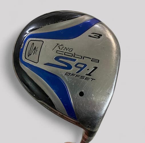 King Cobra S9-1 Offset 3 Wood Fairway Aldila DVS HL 50-R Graphite Regular RH