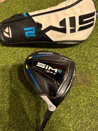 TaylorMade SIM 2 Max 3 HL 16.5* Fairway Wood, Ventus Senior Flex, RH