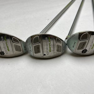 Cobra Baffler T Rail Womens Hybrid Set 3 4 5 22* 25* 28* 50g Ladies Graphite LH
