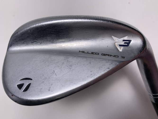 TaylorMade Milled Grind 3 Raw Chrome Gap Wedge 52* 9 TT DG S200 Tour Issue RH