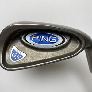 Ping G5 Single 6 Iron Silver Dot 4* Up True Temper Stiff Steel Mens RH