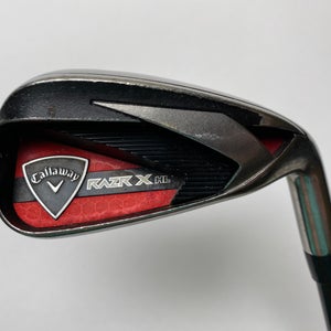 Callaway Razr X HL Single 6 Iron 65g Senior Graphite Mens RH