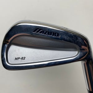 Mizuno MP 62 Single 6 Iron KBS Tour Extra Stiff Steel Mens RH Midsize Grip