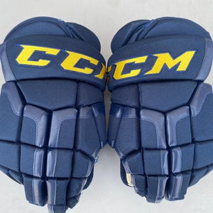 CCM HG50 Pro Stock Hockey Gloves 15” BLUES 39431