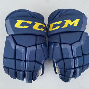 CCM HG50 Pro Stock Hockey Gloves 15” BLUES 45782