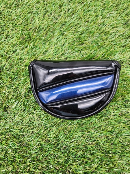BLACK MID MALLET PUTTER HEADCOVER VERYGOOD