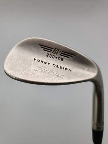 2006 TITLEIST VOKEY CHROME 200 SERIES WEDGE 60*/8 WEDGEFLEX DYNGOLD 34.75" FAIR
