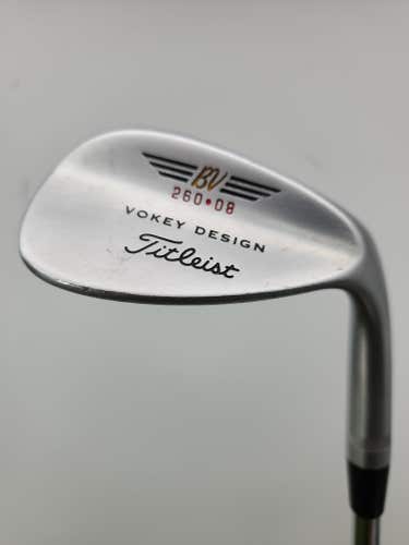2006 TITLEIST VOKEY CHROME 200 SERIES WEDGE 60*/8 WEDGEFLEX DYNGOLD 34.5" FAIR