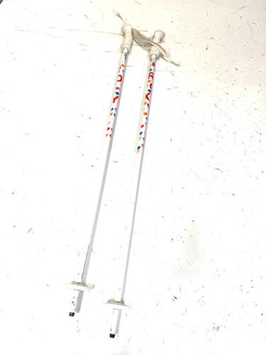 Used Roxy HEARTS Girls DH Ski Pole White 90 cm / 36 in 11860-S000298293