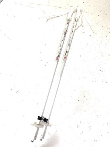Used Rossignol DIVA JR Girls DH Ski Pole White 90 cm / 36 in 11860-S000298294