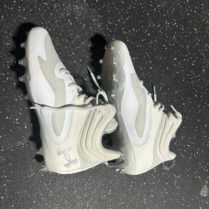 White Men's Size M 10.5 (W 11.5) Adult Under Armour Mid Top (New)
