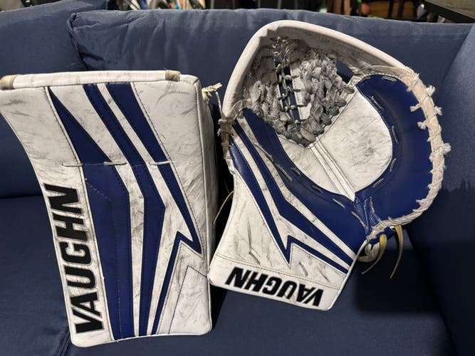 Vaughn Velocity V9 Regular Glove & Blocker Set (Used)