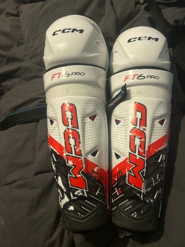 Senior CCM Jetspeed ft6 pro 15" Shin Pads (Used)