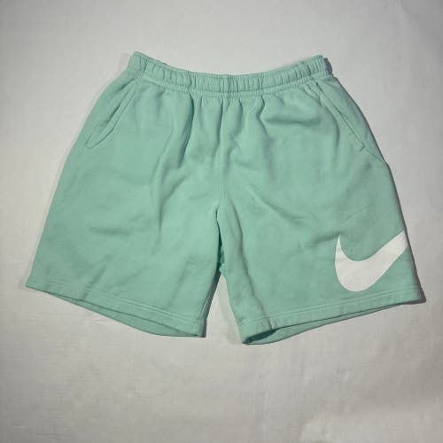Nike Men's Sportswear Club Graphic Sweat Shorts Mint BV2721 071 Size: L