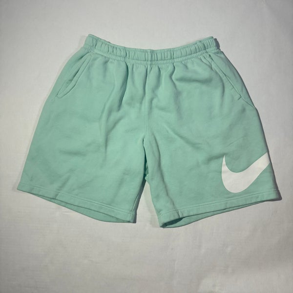 Nike Men's Sportswear Club Graphic Sweat Shorts Mint BV2721 071 Size: L