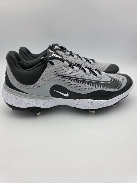 Nike Alpha Huarache Elite 4 Low 'Wolf Grey Dark Smoke Grey' Baseball Cleats Men's Size 13