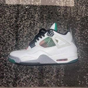 White Unisex Size M 10.0 (W 11.0) Adult Air Jordan Jordan 4 Shoes (Used)