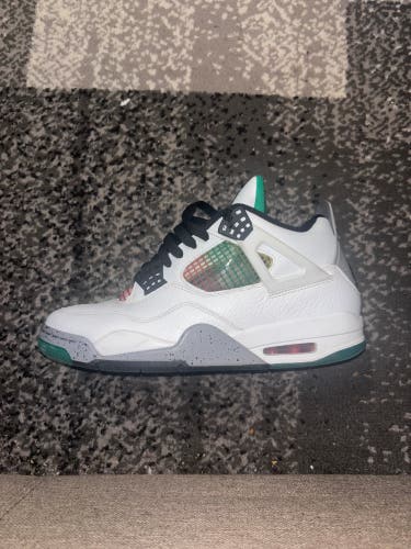 White Unisex Size M 10.0 (W 11.0) Adult Air Jordan Jordan 4 Shoes (Used)