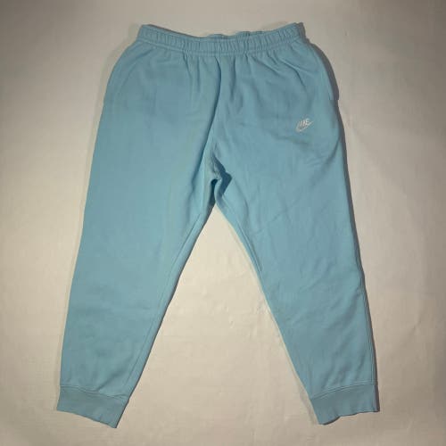 Nike Sportswear Club Fleece Joggers Pants Light UNC Blue Men XXL BV2671-499