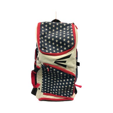 Used Easton BACKPACK BB/SB Player Backpack White/Royal/Red 11859-S000025724
