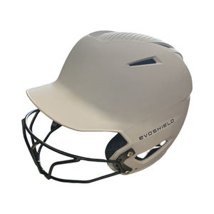 Used Evoshield WITH FACEMASK Batting Helmet w/Mask White SM 11859-S000025705