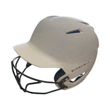 Used Evoshield WITH FACEMASK Batting Helmet w/Mask White SM 11859-S000025705