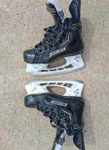 4 used Hockey skates bundle: CCM Tacks 9.5, Bauer NSX 9.5, Bauer 2S 1.5, Bauer 1S 3.