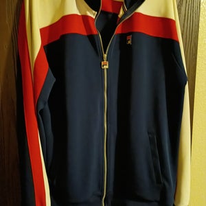 Blue Men's XXL Fila Jacket (New)