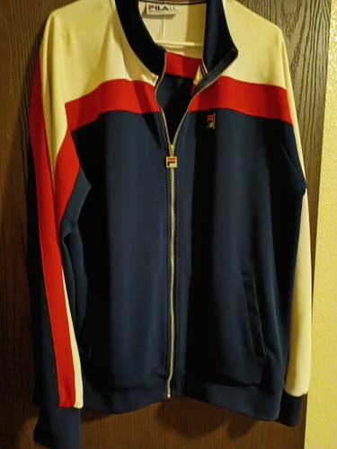 Blue Men's XXL Fila Jacket (New)
