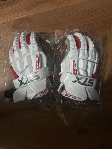 STX Surgeon RZR2 Lacrosse Gloves Medium (New)