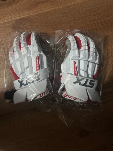 STX Surgeon RZR2 Lacrosse Gloves Medium (New)