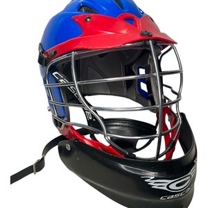 Cascade CPX Youth Lacrosse  Helmet with Silver Cage Adjustable SPR Fit