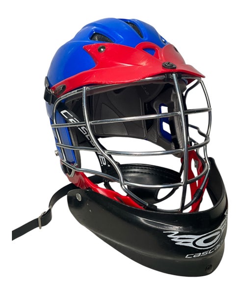Cascade CPX Youth Lacrosse  Helmet with Silver Cage Adjustable SPR Fit