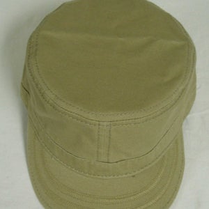 Military Style Fitted Hat (Tan, L/XL) Blank Ranger Golf Cap NEW