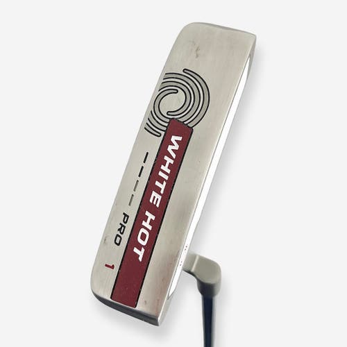 Odyssey White Hot Pro 1 Putter Right Handed Steel Shaft 34.5” W/ Headcover