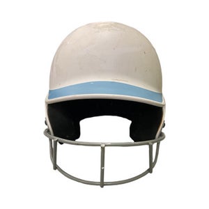 Used Mizuno HELMET Batting Helmet w/Mask White S/M 11859-S000025680