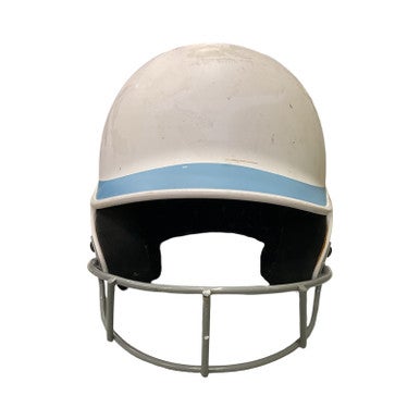 Used Mizuno HELMET Batting Helmet w/Mask White S/M 11859-S000025680