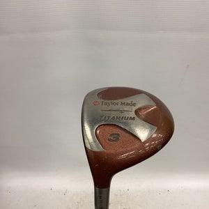 Used Taylormade TITANIUM Mens Fairway Wood LH 3 Wood 11851-S000038260