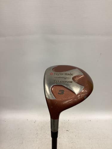 Used Taylormade TITANIUM Mens Fairway Wood LH 3 Wood 11851-S000038260