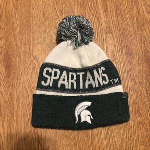 Michigan State Spartans Pom Pom Beanie